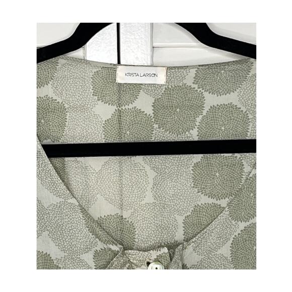 Krista Larson Stellah Long Sleeve Dress - 100% Cotton One Size - Picture 3 of 8